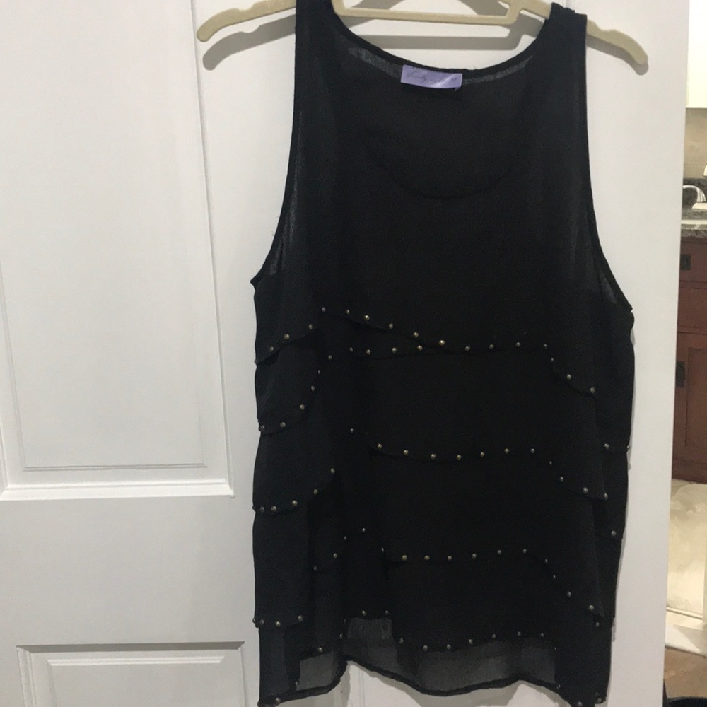Black tank top